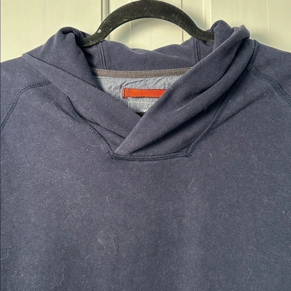 The North Face Hooded Mens Pullover Size Medium Navy Blue